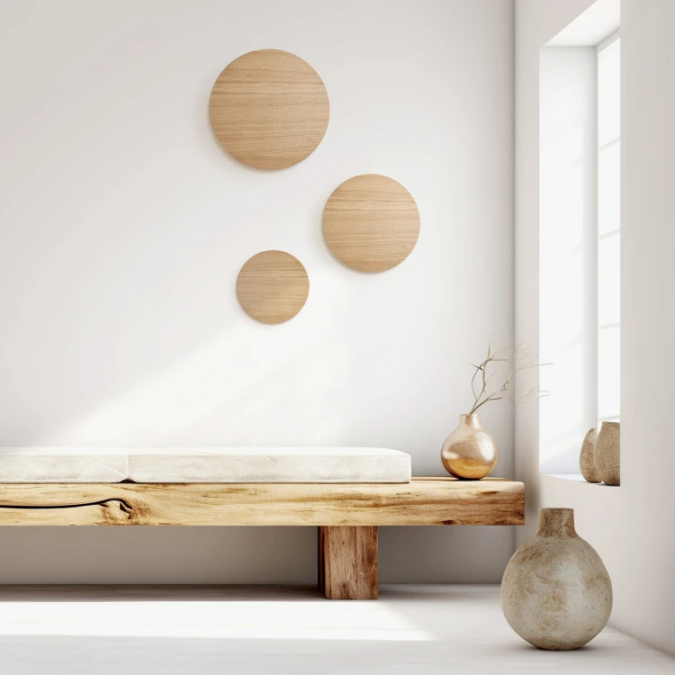 Lampa ścienna LUNA WOOD DĄB kinkiet 8 60cm