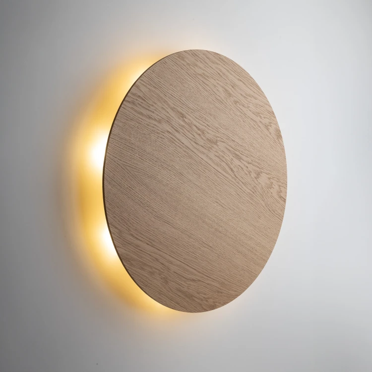 Lampa ścienna LUNA WOOD DĄB kinkiet 8 60cm