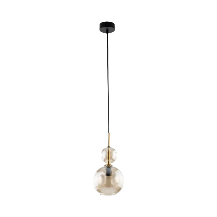 Lampa wisząca SOPHIA COGNAC 1XE14 szklany klosz