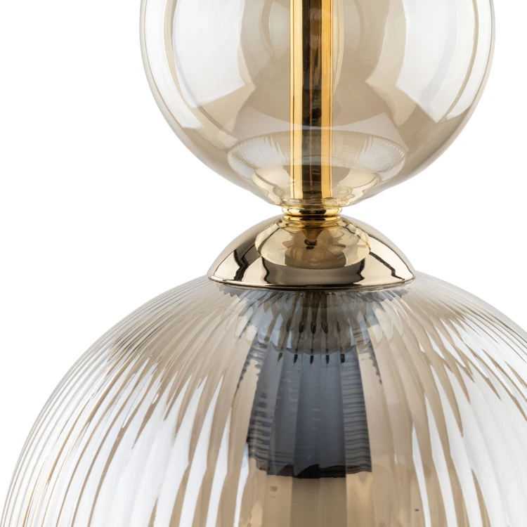 Lampa wisząca SOPHIA COGNAC 1XE14 szklany klosz