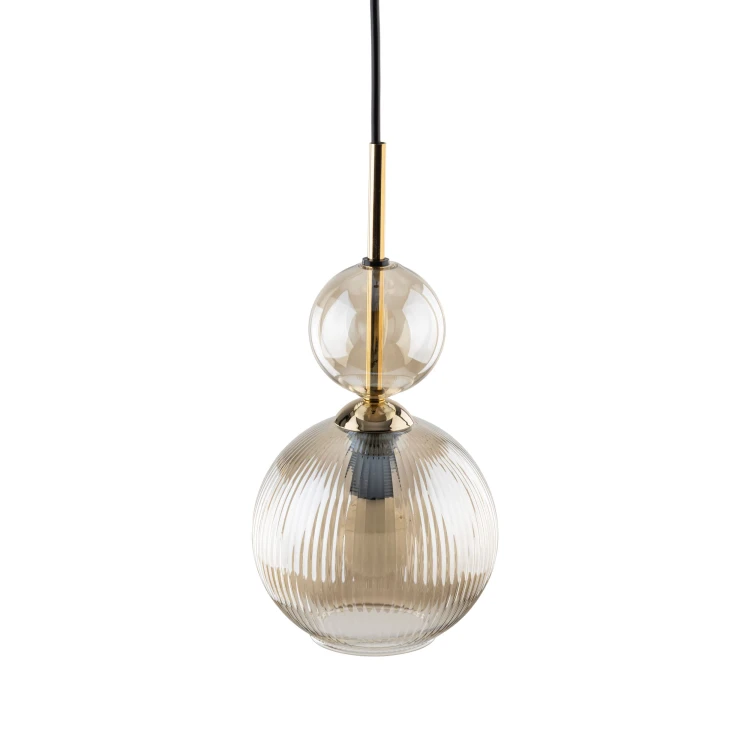 Lampa wisząca SOPHIA COGNAC 1XE14 szklany klosz