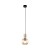 Lampa wisząca SOPHIA COGNAC 1XE14 szklany klosz