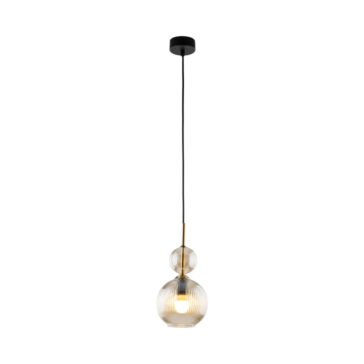 Lampa wisząca SOPHIA COGNAC 1XE14 szklany klosz