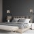 Kinkiet ścienny CHICAGO LINEN z abażurem