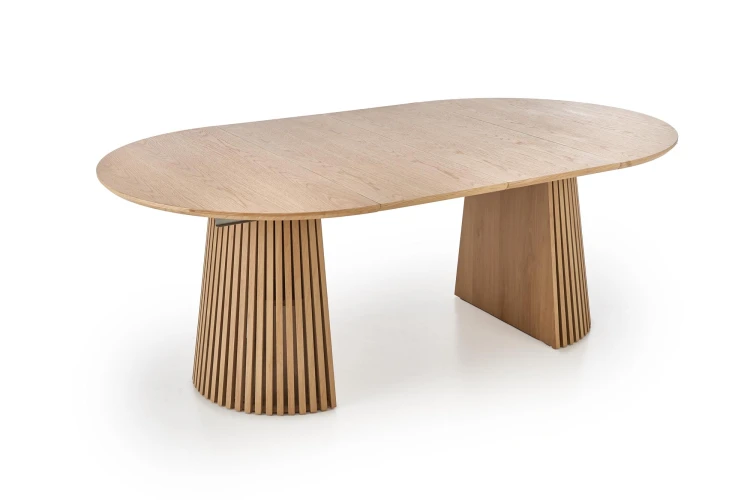 Stół rozkładany FARGO naturalny owalny 120-210 cm