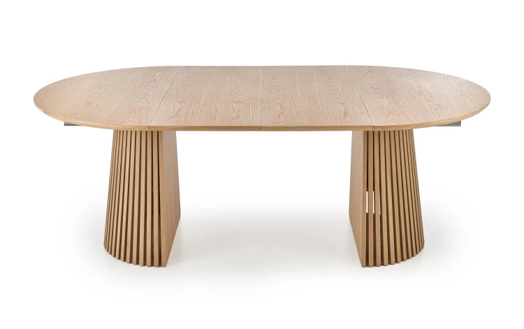 Stół rozkładany FARGO naturalny owalny 120-210 cm