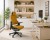 Fotel ergonomiczny WAU czarny stelaż tkanina PL03 Carmel - karmel-aranzacja.jpg