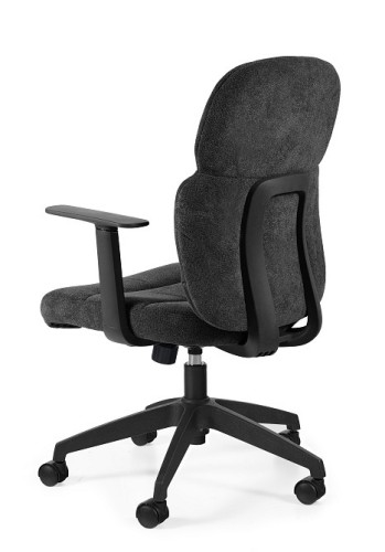 Czarny fotel obrotowy BONUS z mechanizmem TILT