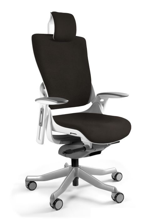 Fotel ergonomiczny WAU 2 biały stelaż tkanina PL01 Oreo.jpg