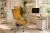 Fotel ergonomiczny WAU 2 biały stelaż tkanina PL03 Carmel - karmel-aranzacja.jpg