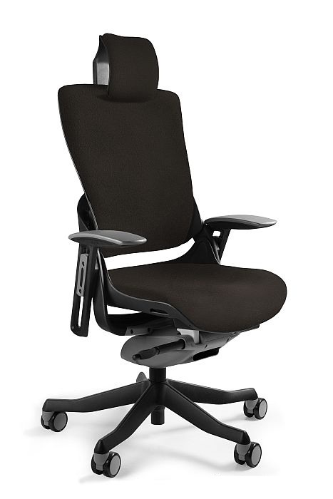 Fotel ergonomiczny WAU 2 czarny stelaż tkanina PL01 Oreo.jpg