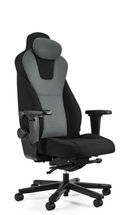 Fotel gamingowy materiałowy G-FORCE czarno-szary – Multiblock, regulacja nachylenia.jpg