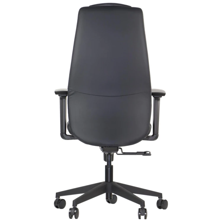 Fotel biurowy ergonomiczny SELLA czarna ekoskóra