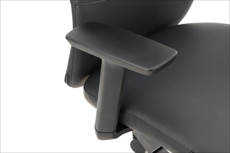 Fotel biurowy ergonomiczny SELLA czarna ekoskóra