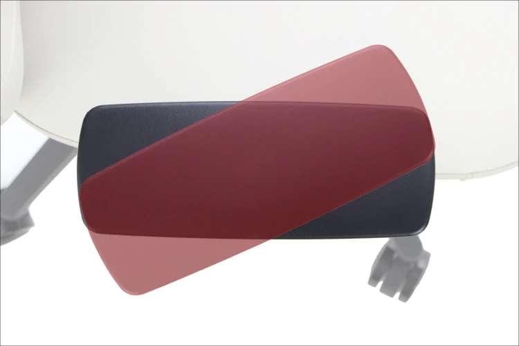 Fotel biurowy ergonomiczny SELLA beżowa ekoskóra