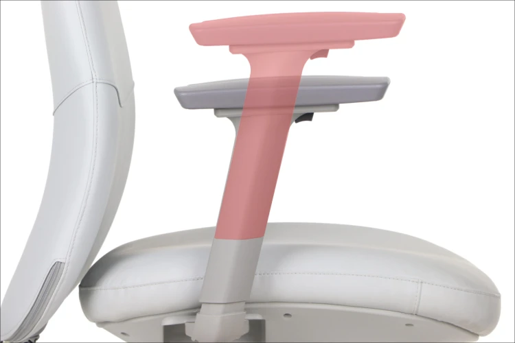 Fotel biurowy ergonomiczny SELLA GF szara ekoskóra