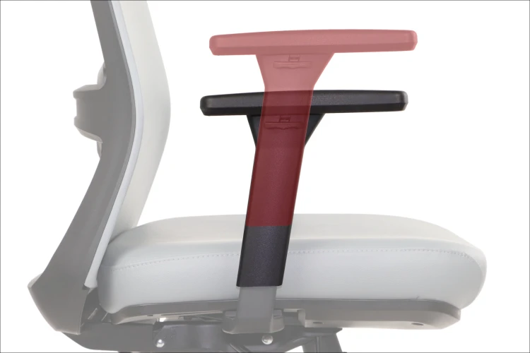 Fotel biurowy ergonomiczny WISTER PU szary