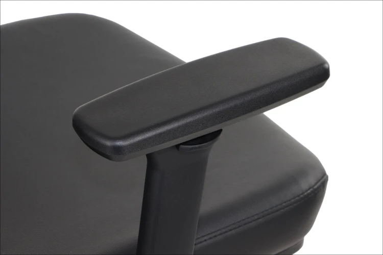 Fotel biurowy ergonomiczny WISTER PU czarny ekoskóra