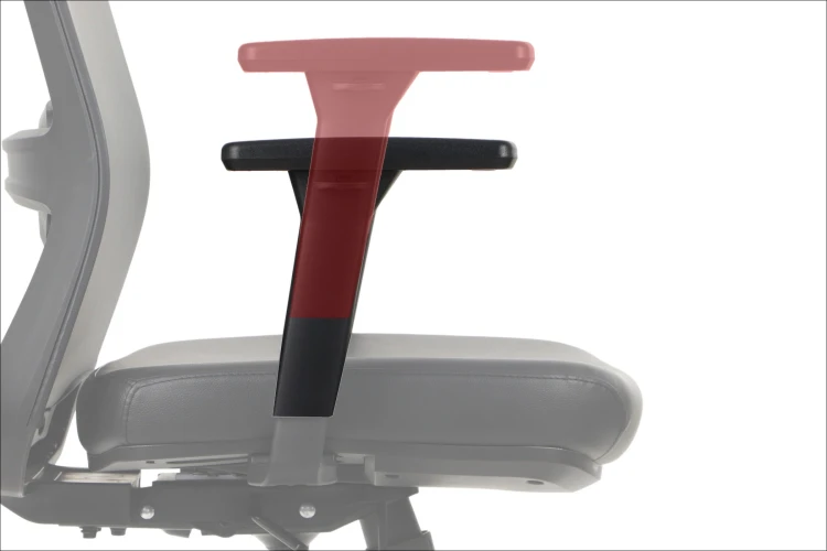 Fotel biurowy ergonomiczny WISTER PU czarny ekoskóra
