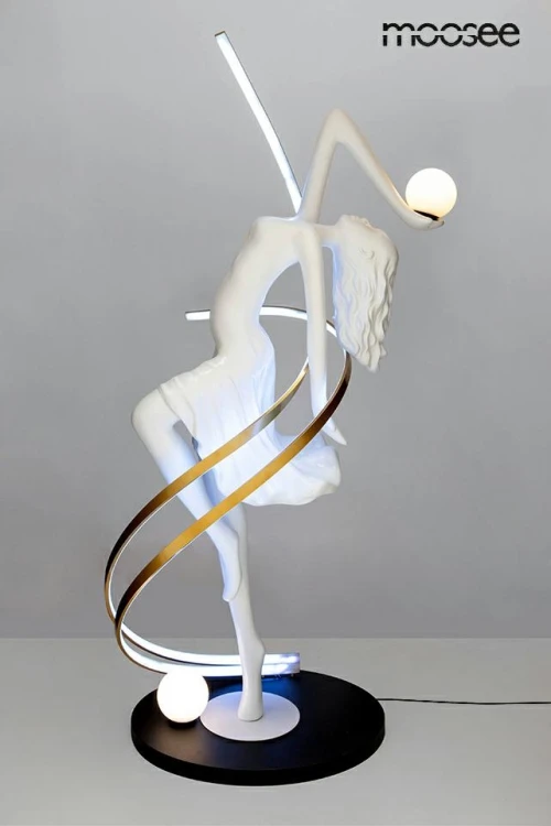 Lampa podłogowa DANCING QUEEN biała 210 cm