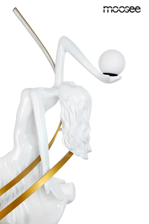Lampa podłogowa DANCING QUEEN biała 210 cm