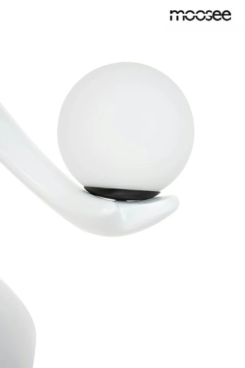 Lampa podłogowa DANCING QUEEN biała 210 cm
