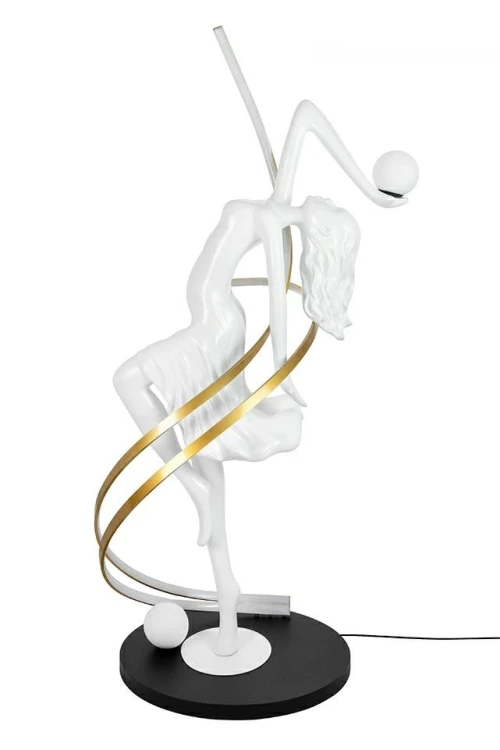 Lampa podłogowa DANCING QUEEN biała 210 cm
