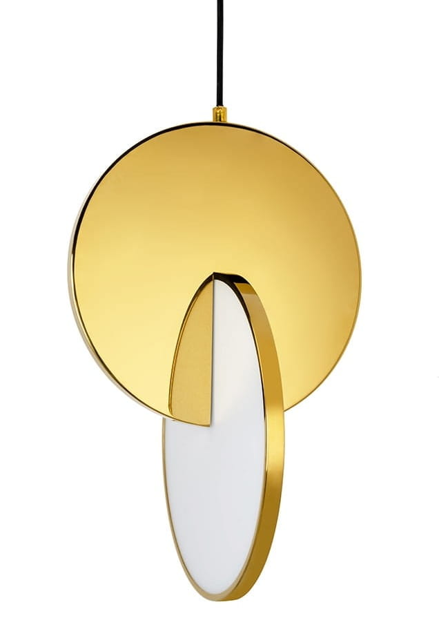 Lampa wisząca DISCO złota