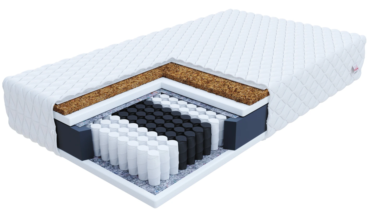 Materac kieszeniowy Family kokos 100 x 200 cm