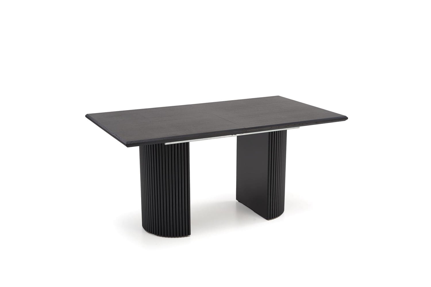 Stół rozkładany BOLERO 160-250x90x78 cm dąb naturalny czarny