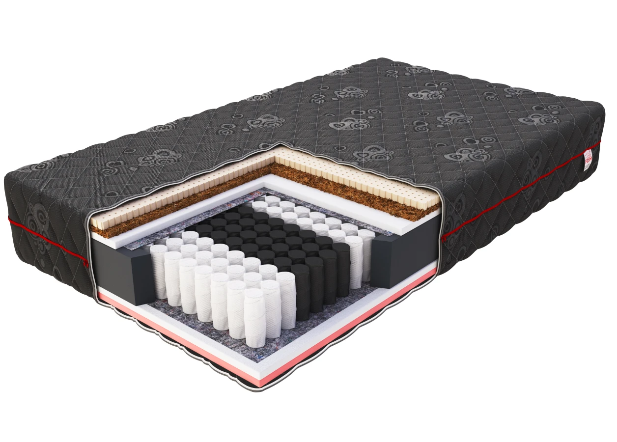 Materac kieszeniowy Black 200 x 200 cm