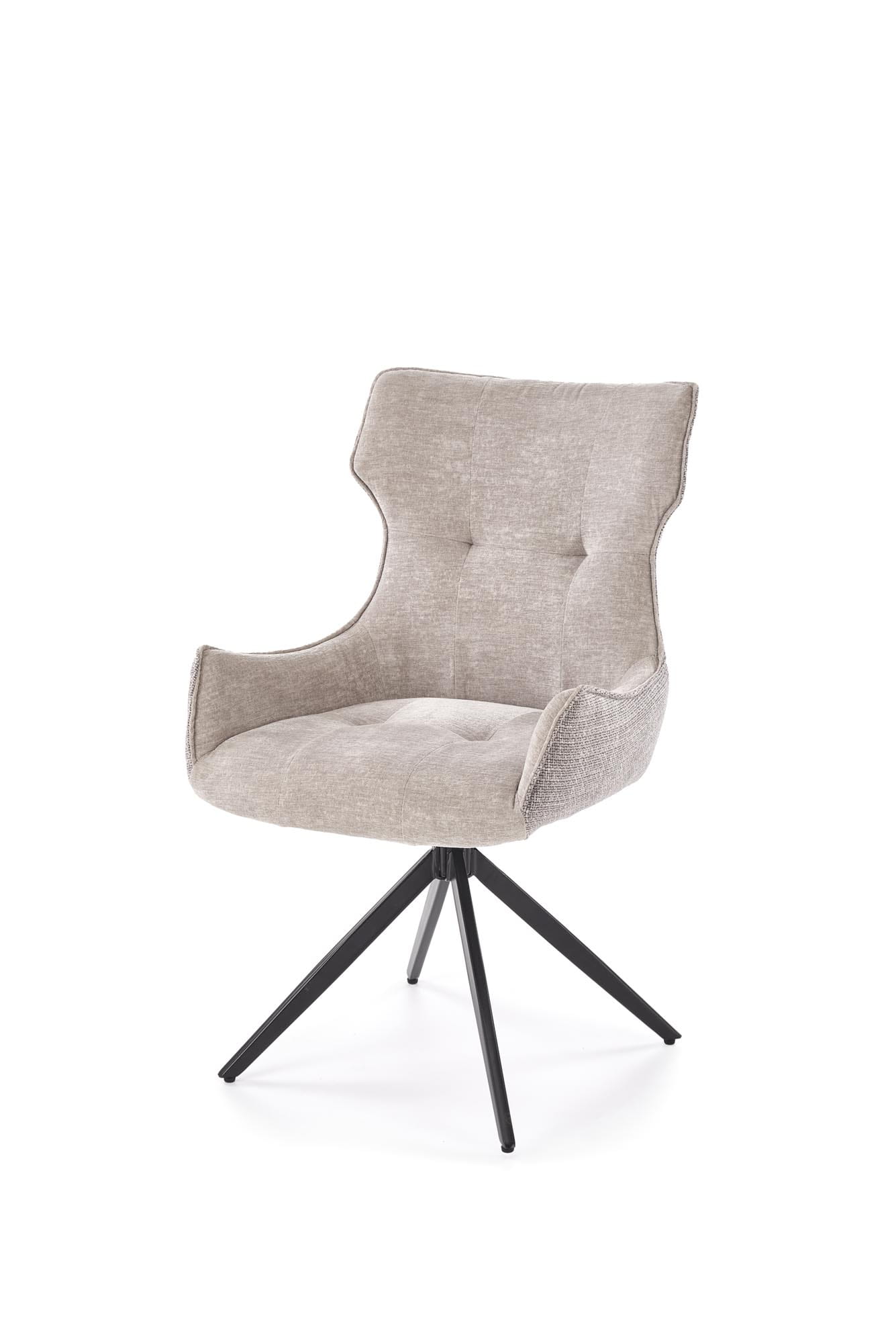 Krzesło K573 tkanina popielata obrotowe