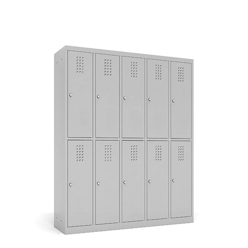 Metalowa szafka 120 cm 10 skrytkowa