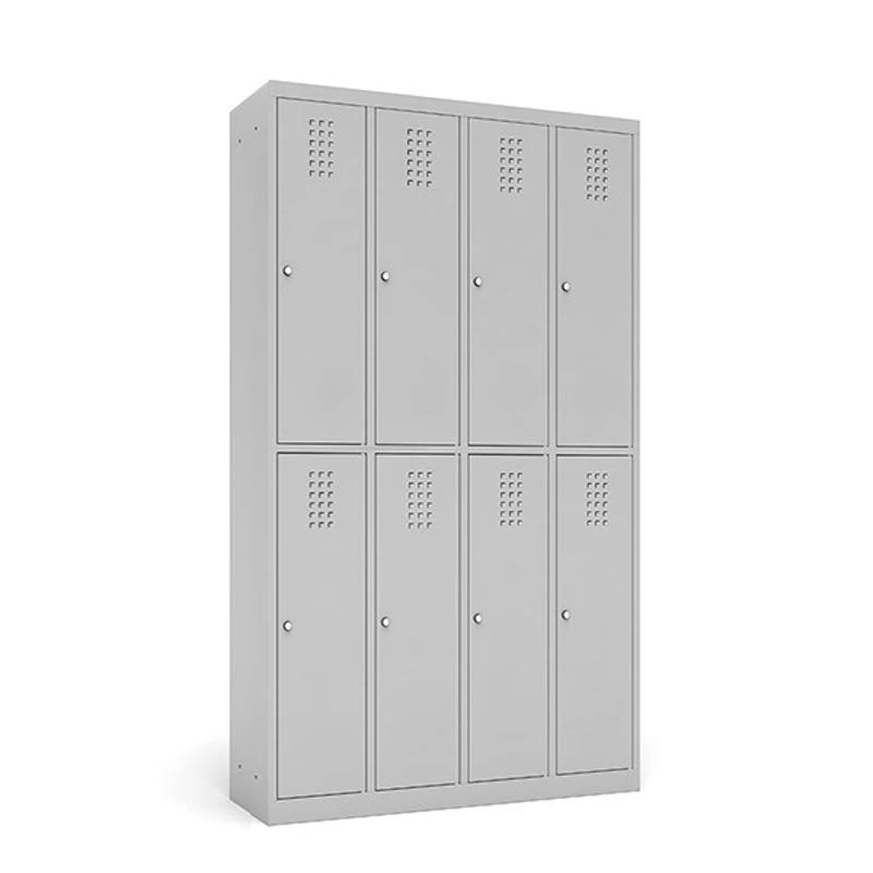 Metalowa szafka 96 cm - 8 skrytkowa wysoka