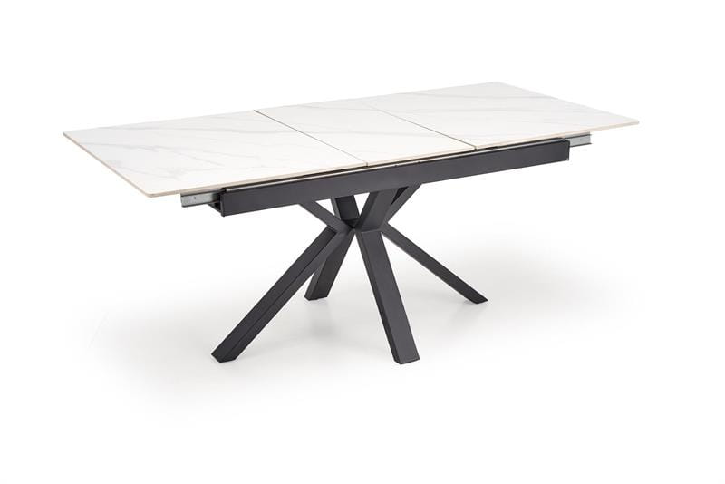 Stół rozkładany PLATAN biało czarny