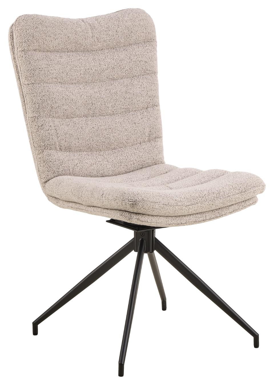 Krzesło Grafton jasny szary Cona 5 obrotowe