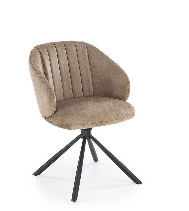 Krzesło do salonu K533 cappuccino obrotowe