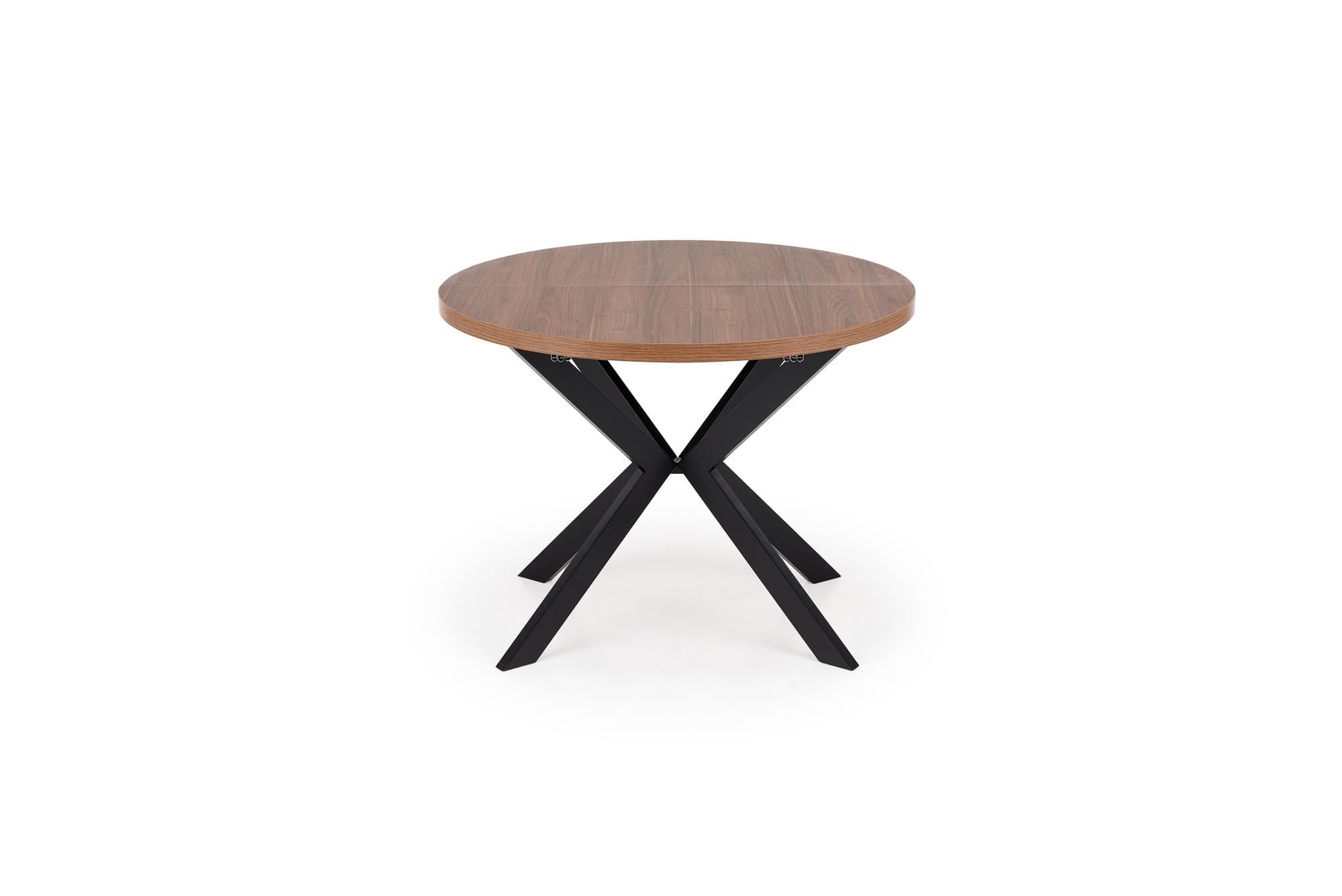 Stół rozkładany PERONI orzech - czarny 100 - 250 cm