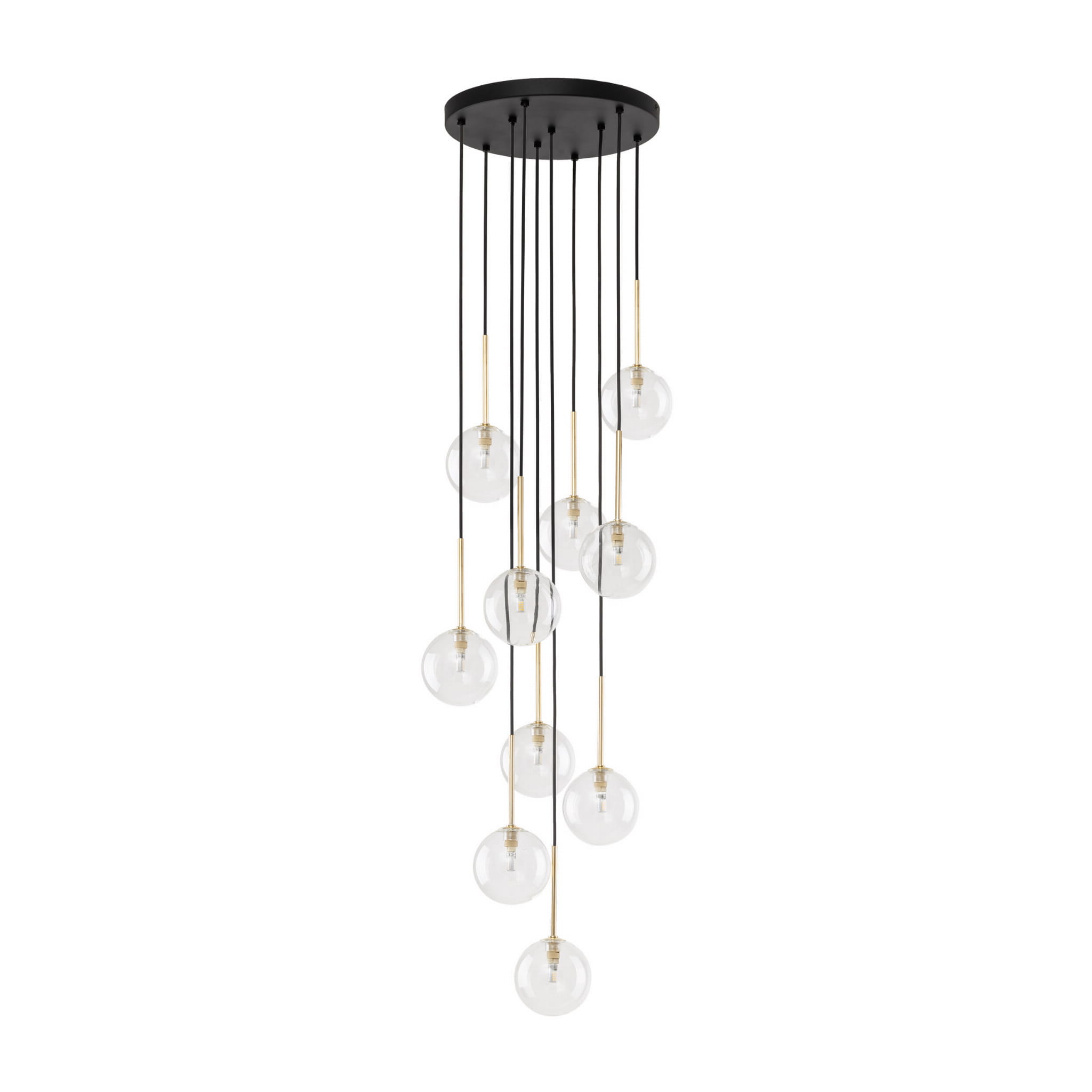 Lampa wisząca NILOS BLACK GOLD 10