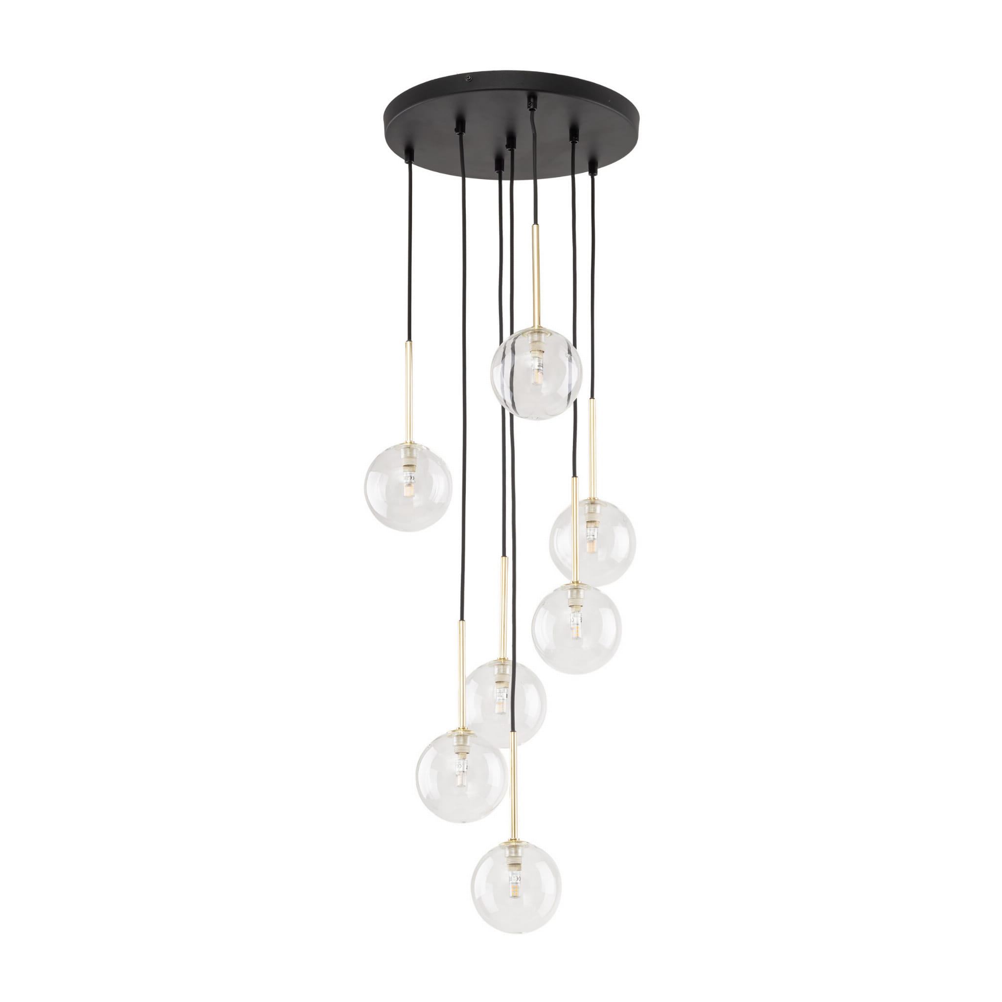 Lampa wisząca NILOS BLACK GOLD 7