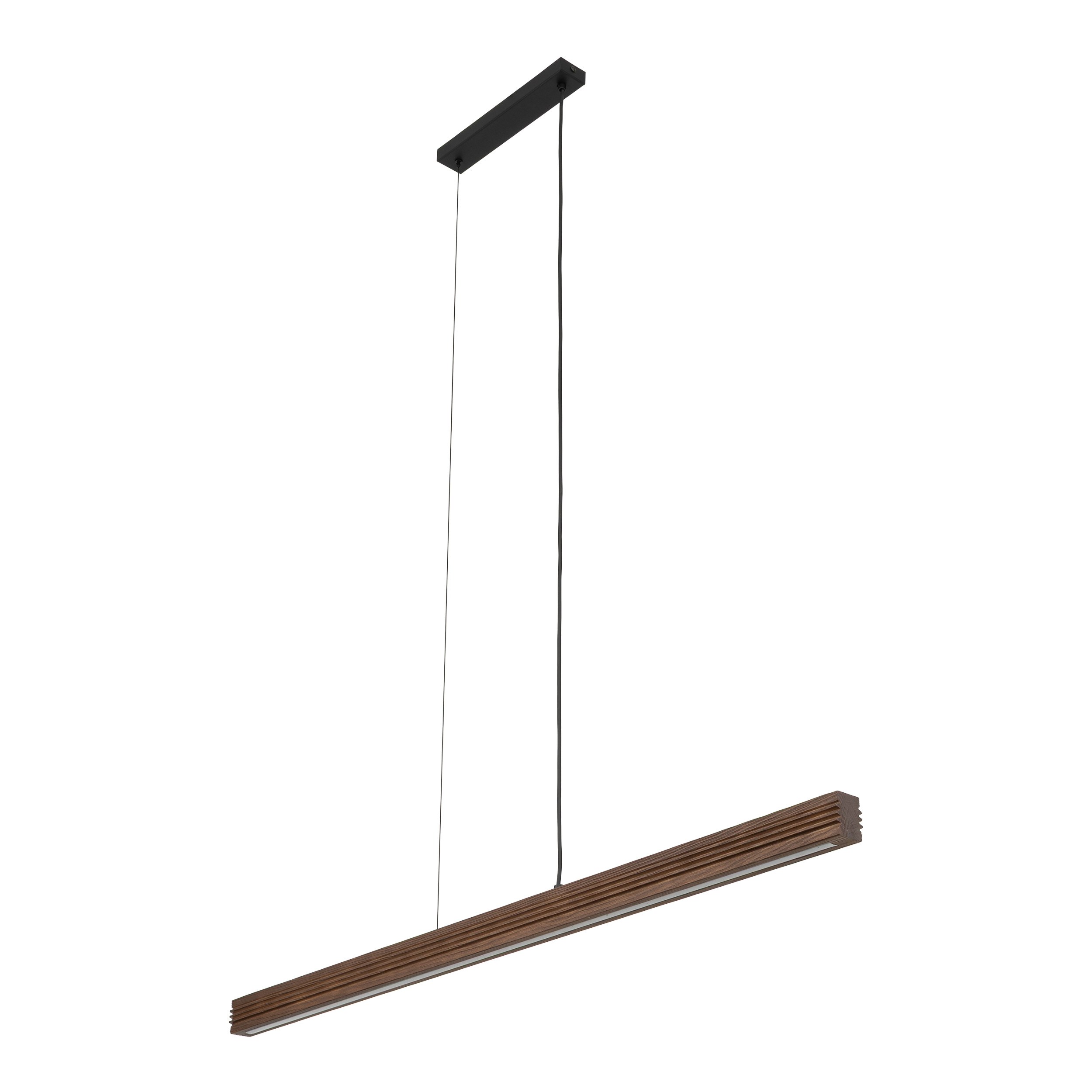 Lampa wisząca VIGA WOOD LED sosna szczotkowana orzech