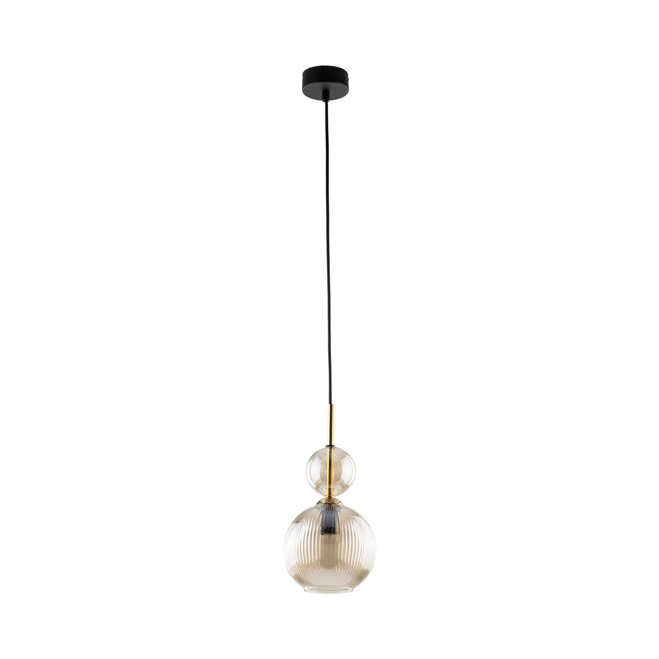 Lampa wisząca SOPHIA COGNAC 1XE14 szklany klosz