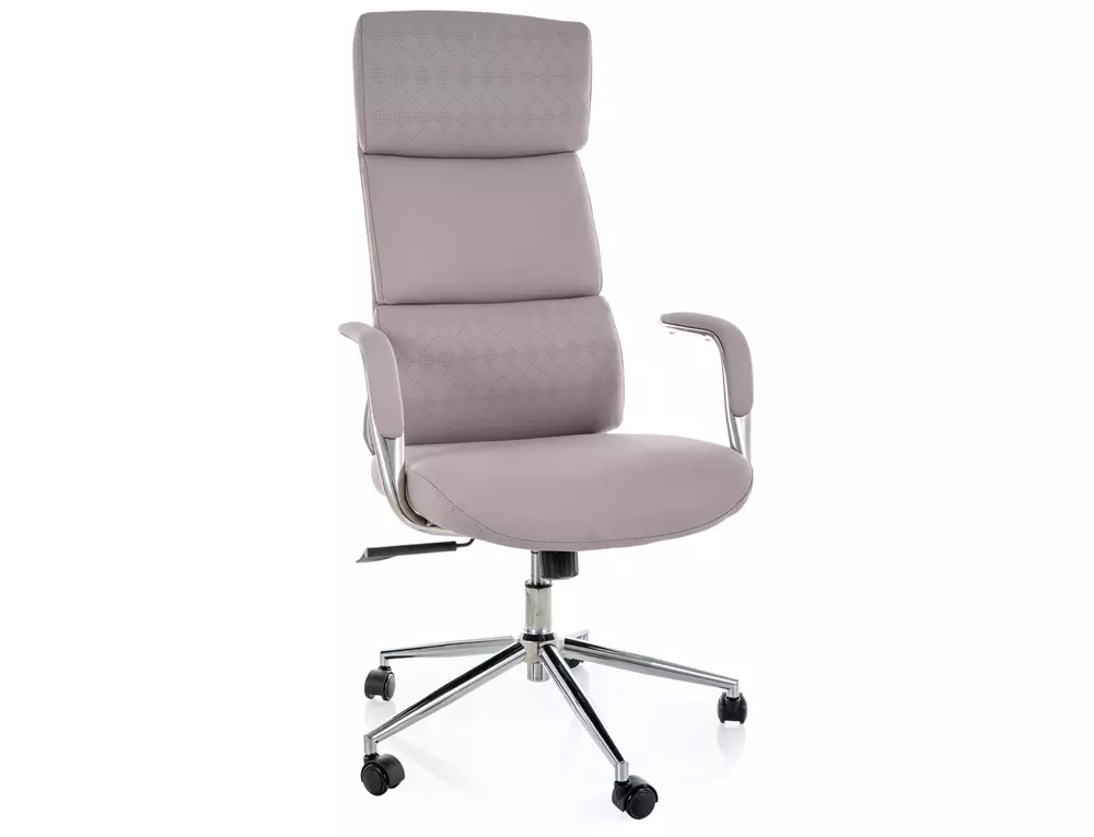 Fotel obrotowy Q-03 multiblock szara ekoskóra